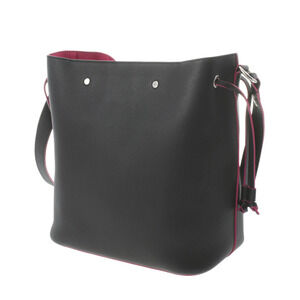 Louis Vuitton Noir Shoulder Lockme Black Pink Bag Bucket Leather